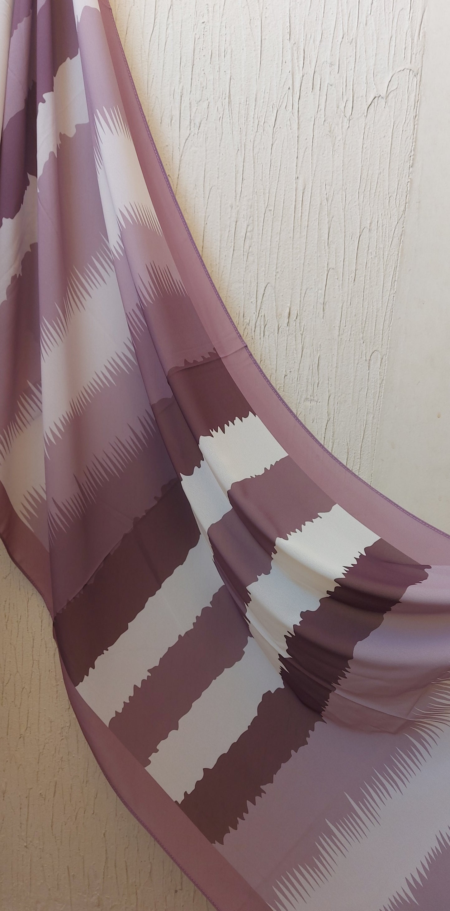 3D georgette-Awning Dusty pink