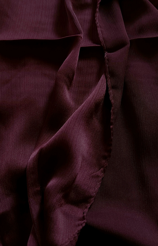 Metallic Silk-Maroon