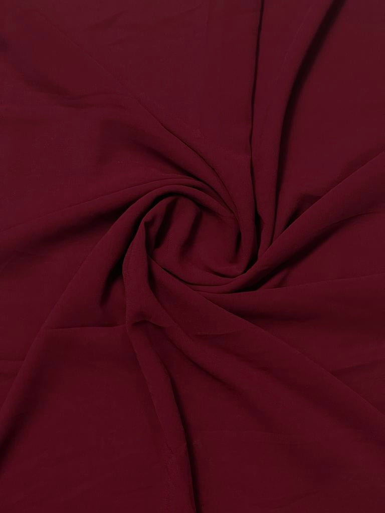 Georgette hijab-Maroon