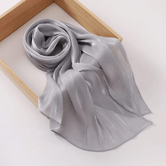 Organza Silk-Silver