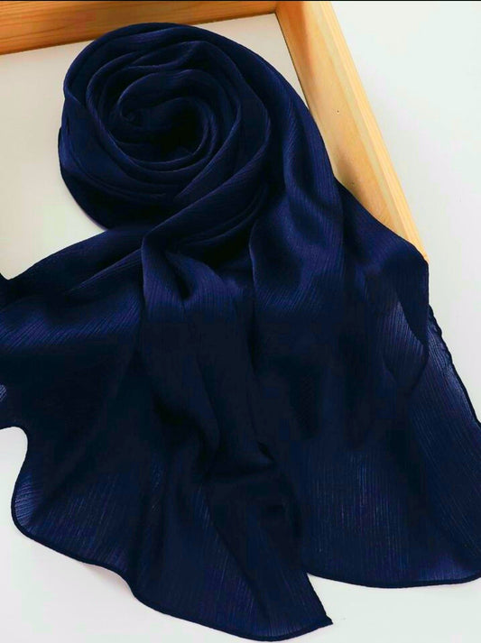 Metallic Silk-Deep blue