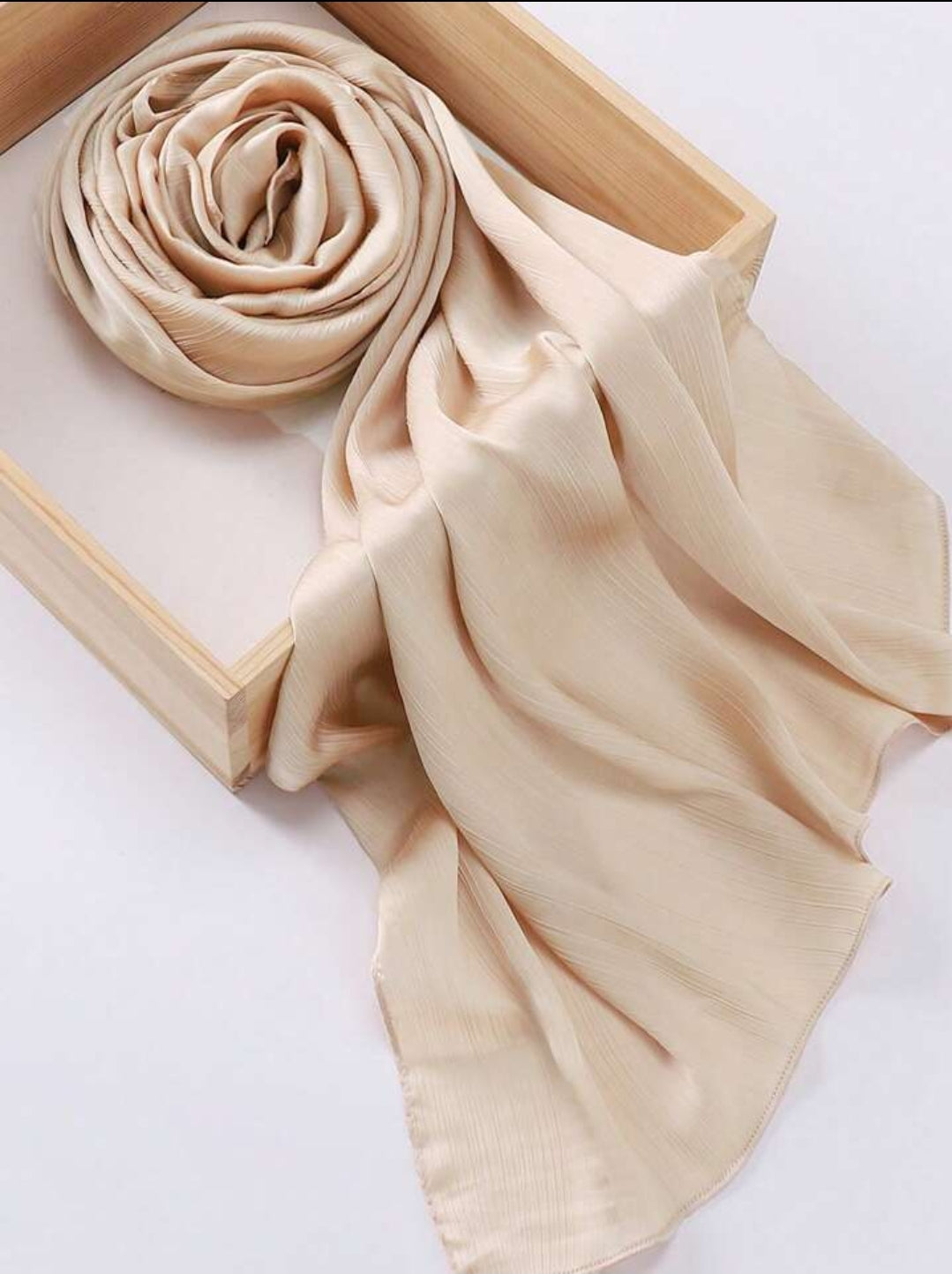 Metallic Silk-Beige