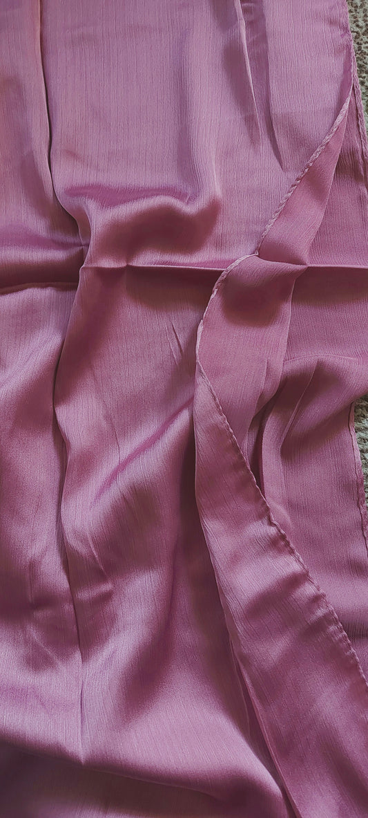 Metallic Silk-Dull pink