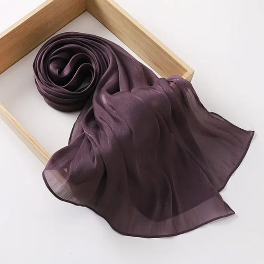 Organza Silk-Plum