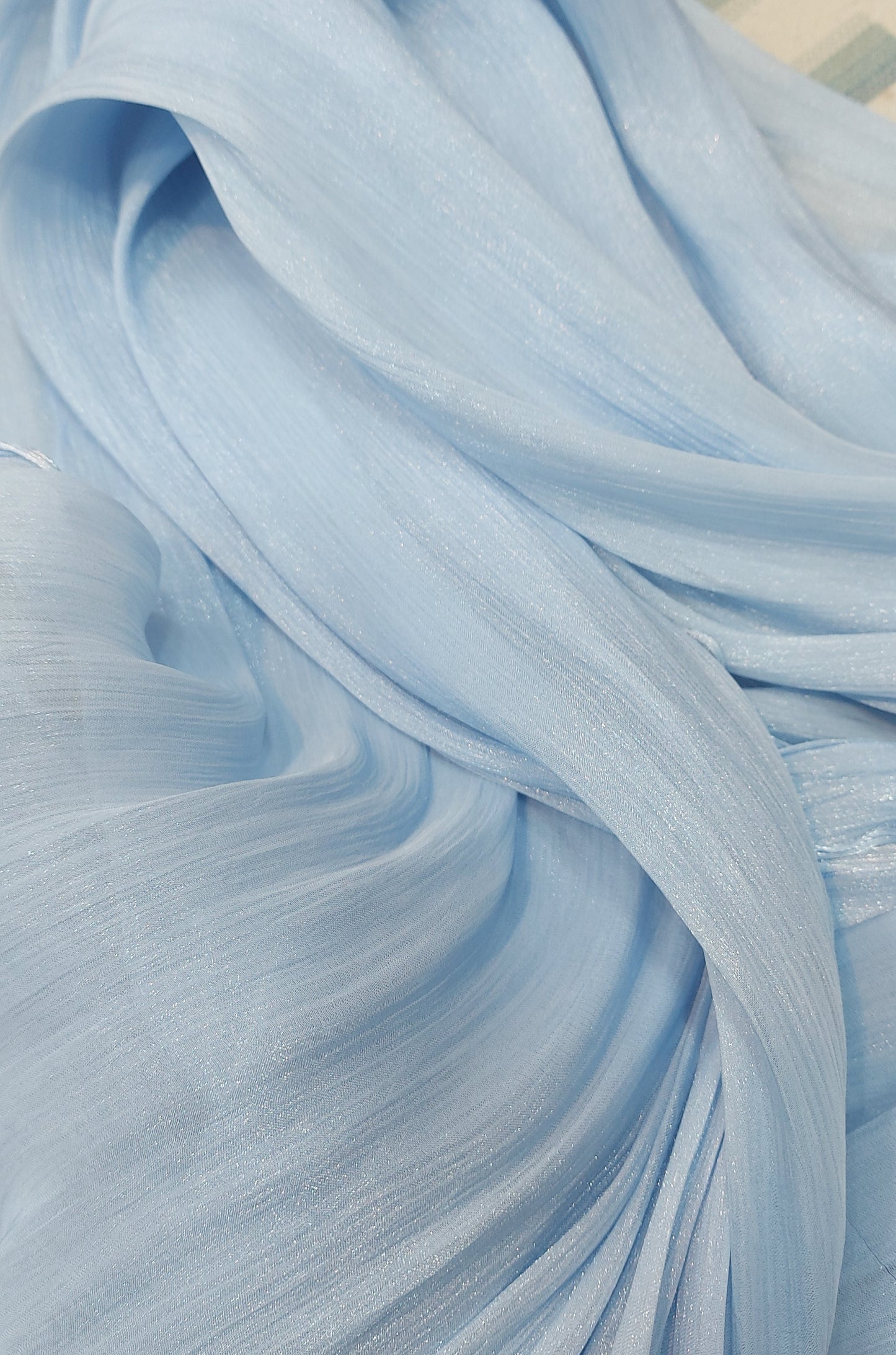 Organza Silk-Sky blue