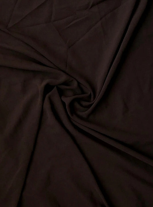 Georgette hijab-Dark brown