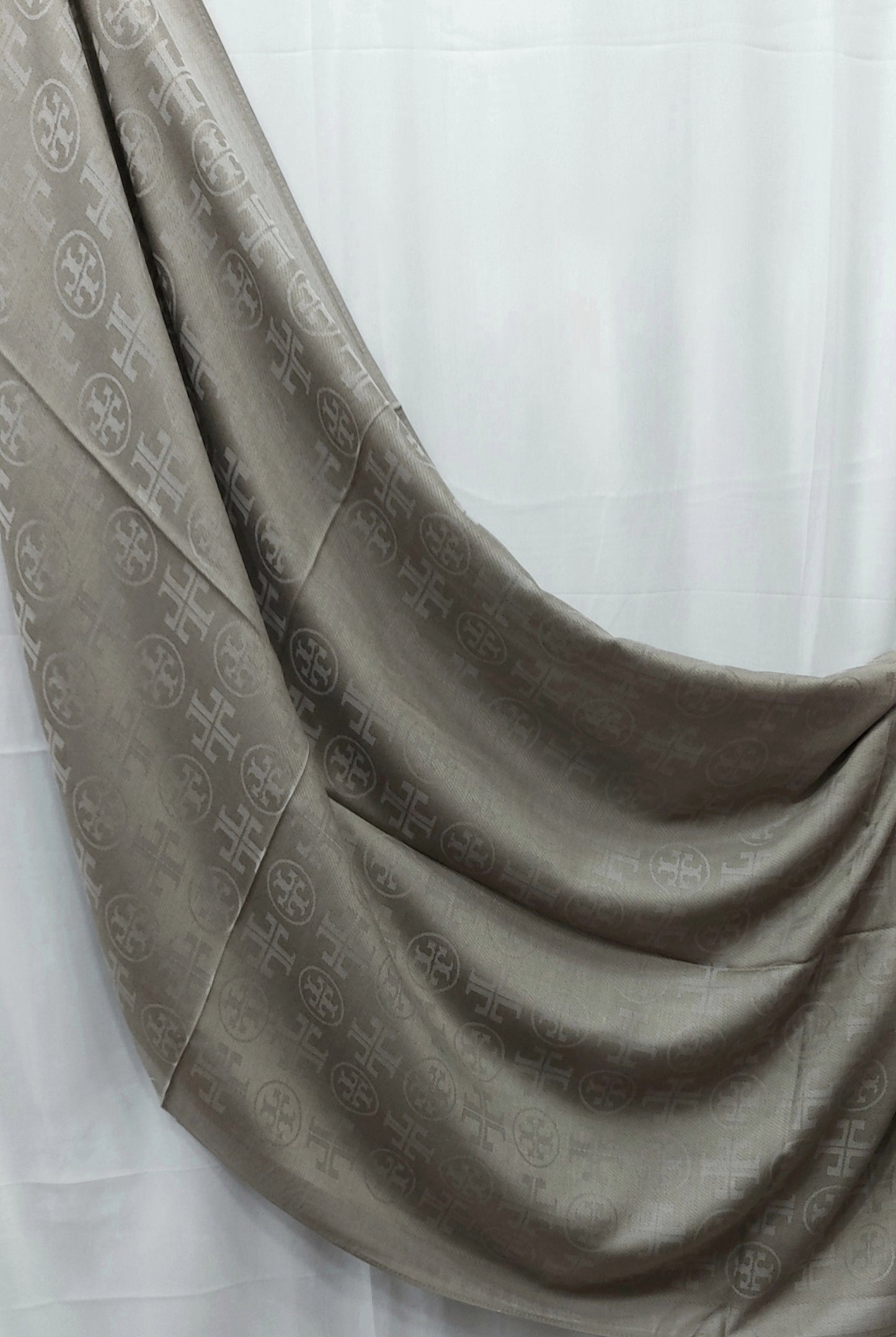 Cotton-Emblem Taupe