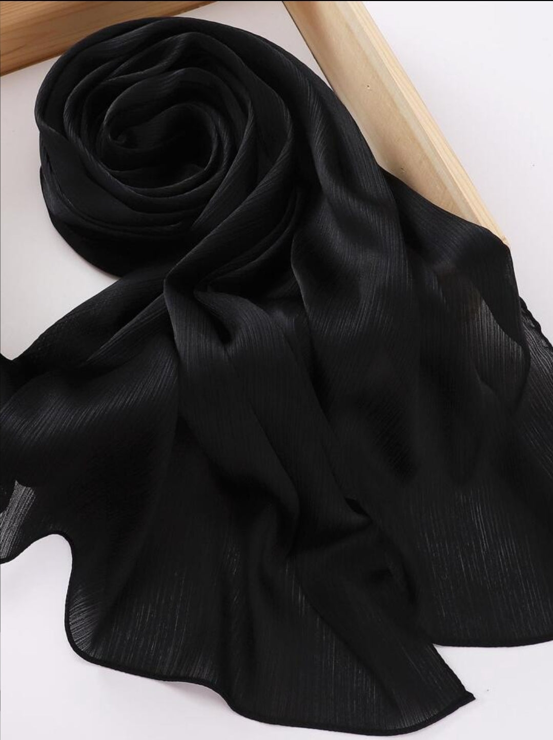 Metallic Silk-Black